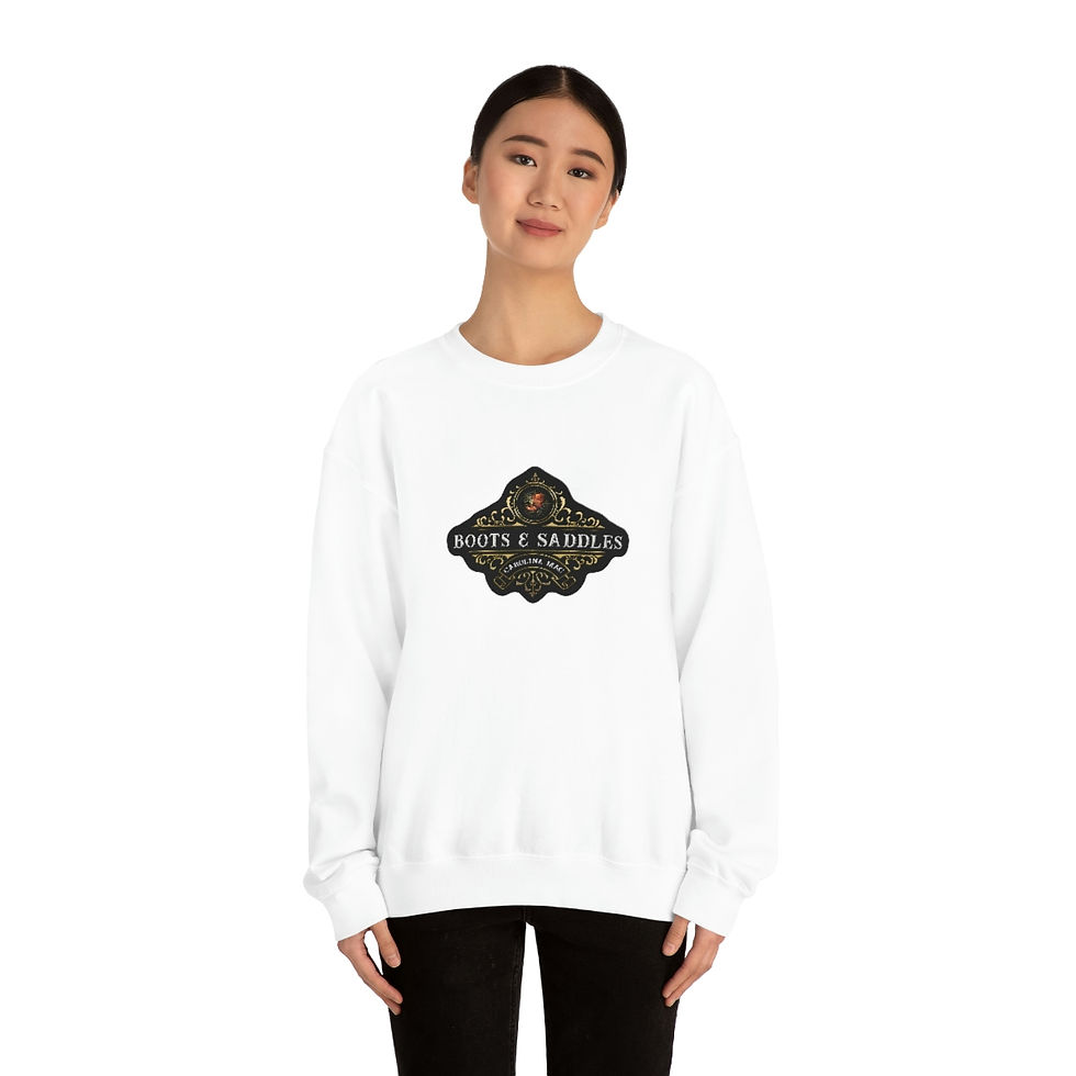 Thumbnail: Boots & Saddles Unisex Crewneck Sweatshirt
