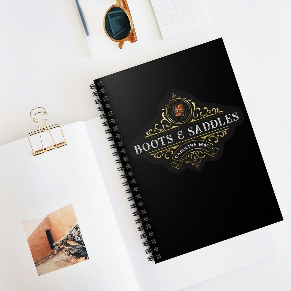 Thumbnail: Boots & Saddles Spiral Notebook