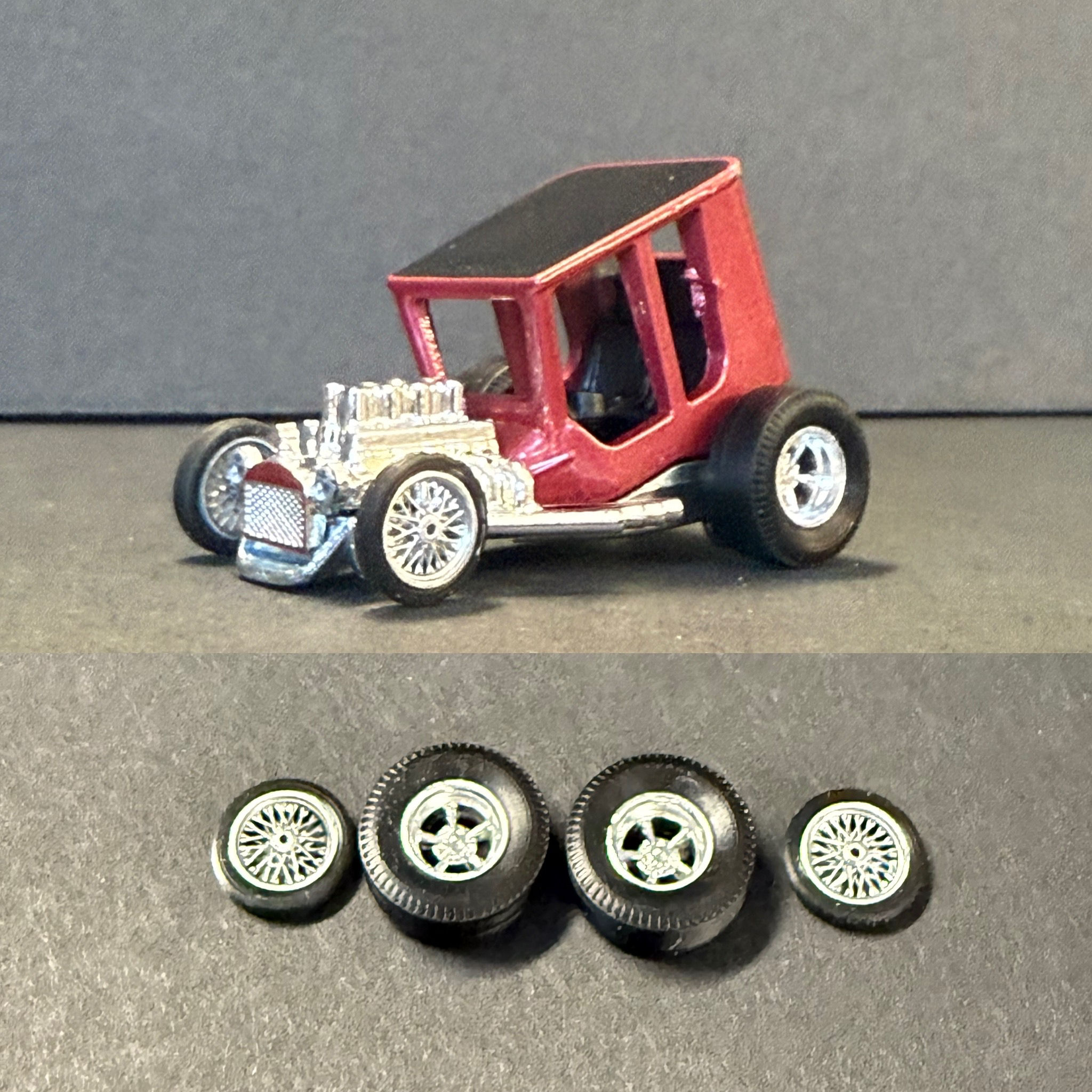 1:64 American mag/wire wheels