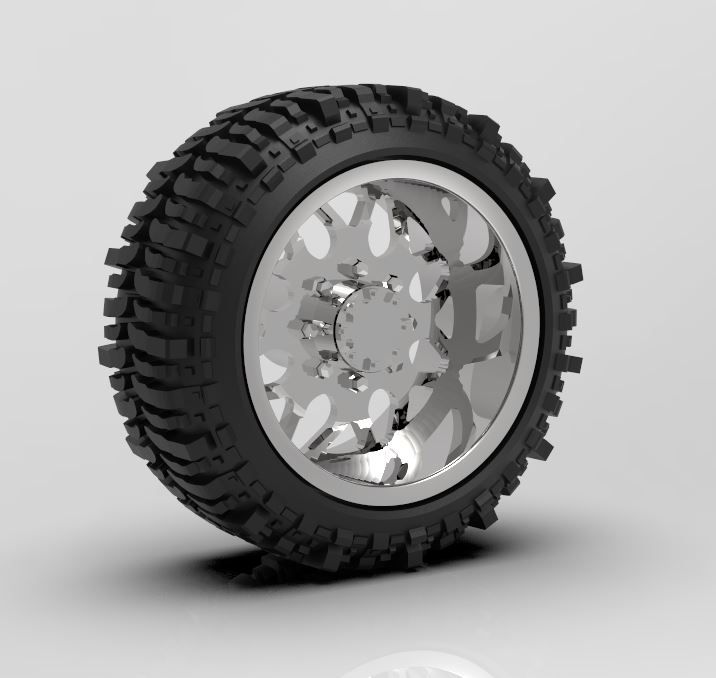 Thumbnail: 1:64 “Shred“ Forged dually wheels with Bogger or Standard tires