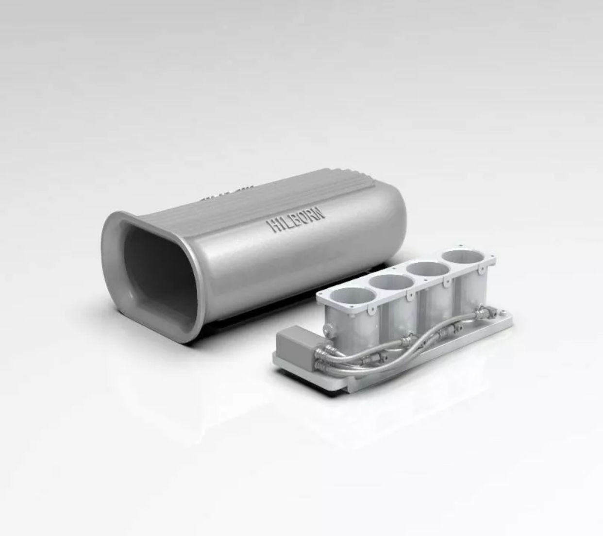 1:25 Hilborn Scoop With Injector Body and Fuel Lines