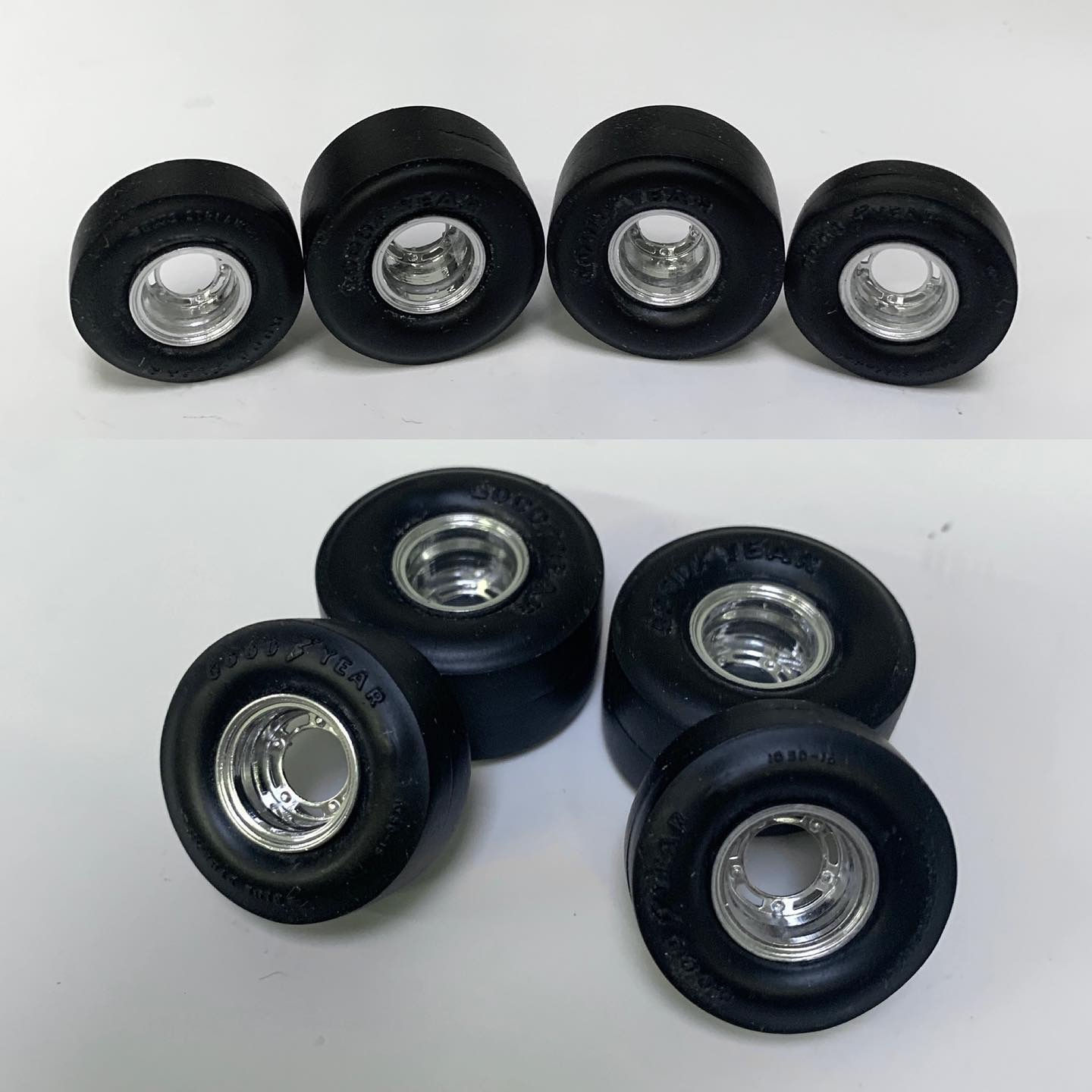 1:25 15” Wide Five Sprint Car Wheels and Tires
