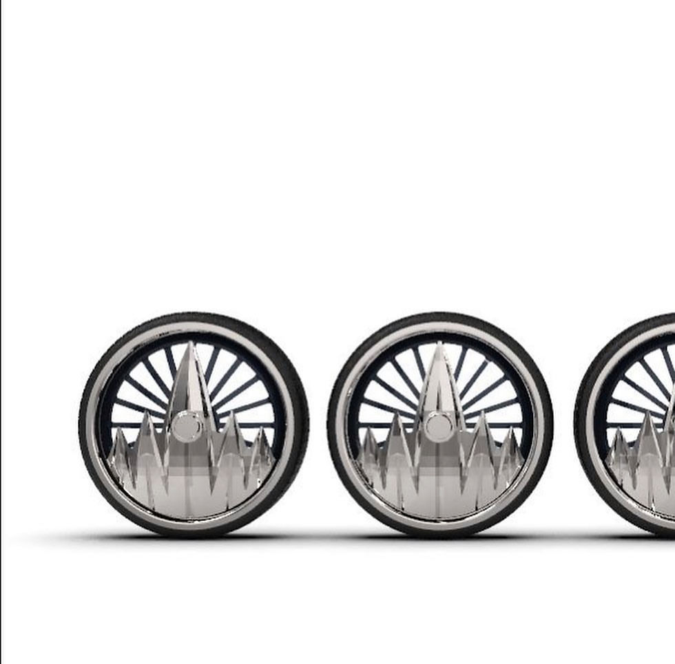 Thumbnail: 1:10 26” The Middle Face Inserts and Spinners For Red Cat 26”ers Hoops