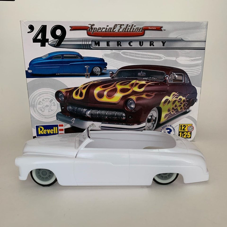 Thumbnail: 1:25 57 Cadillac hubcap wheels and tires. 