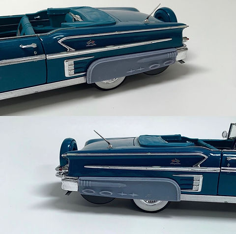 1:18 58 Impala Cruiser Skirts | 3DScaleParts