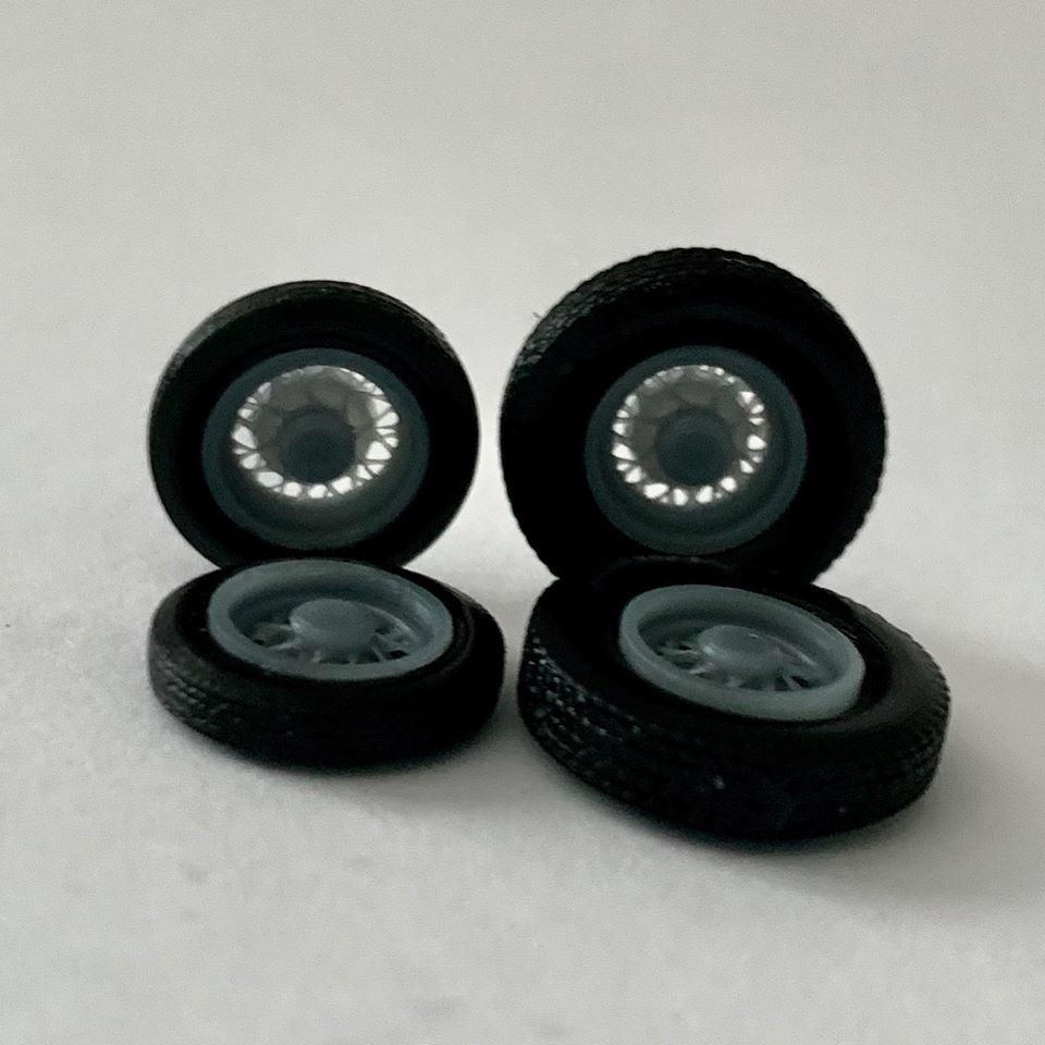 Thumbnail: 1:64 Classic Wire wheels (see through!)