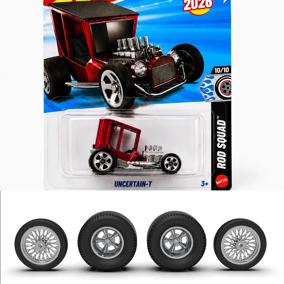 Thumbnail: 1:64 Rear five spoke/skinny wire fronts