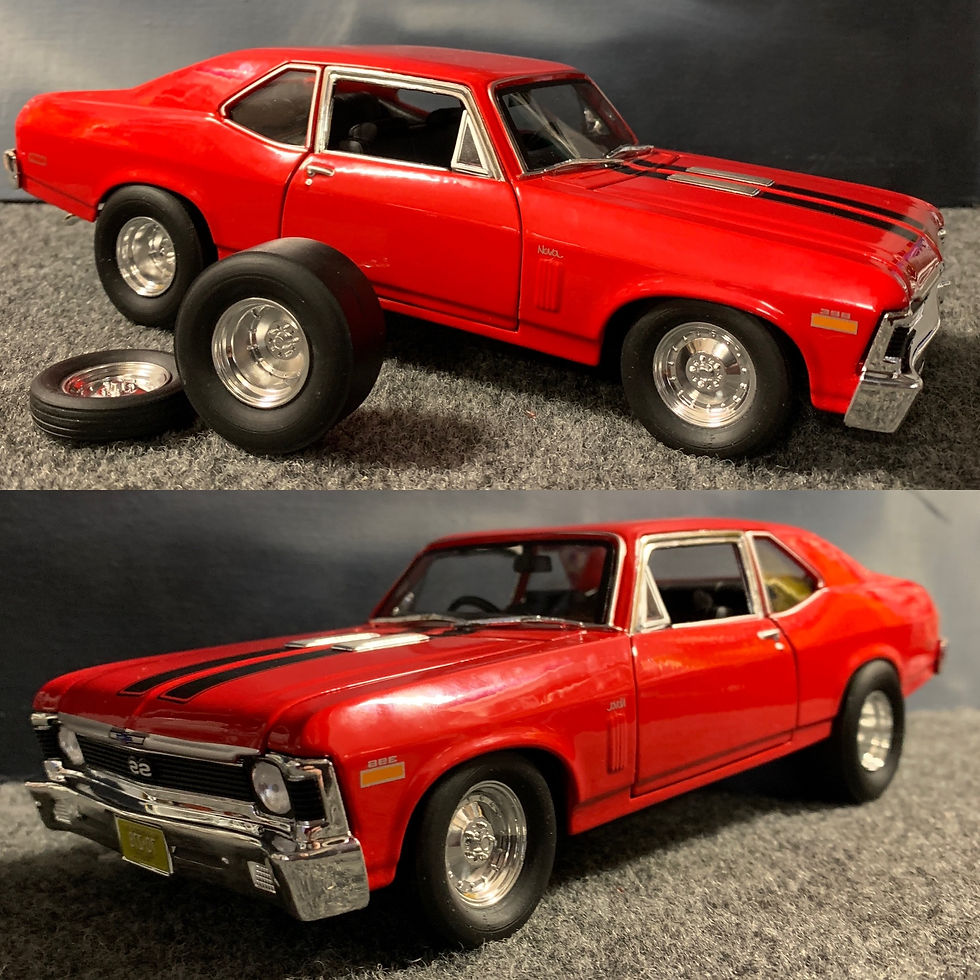 Thumbnail: 1:18 15” Cragar “Super Trick”wheels and tires 