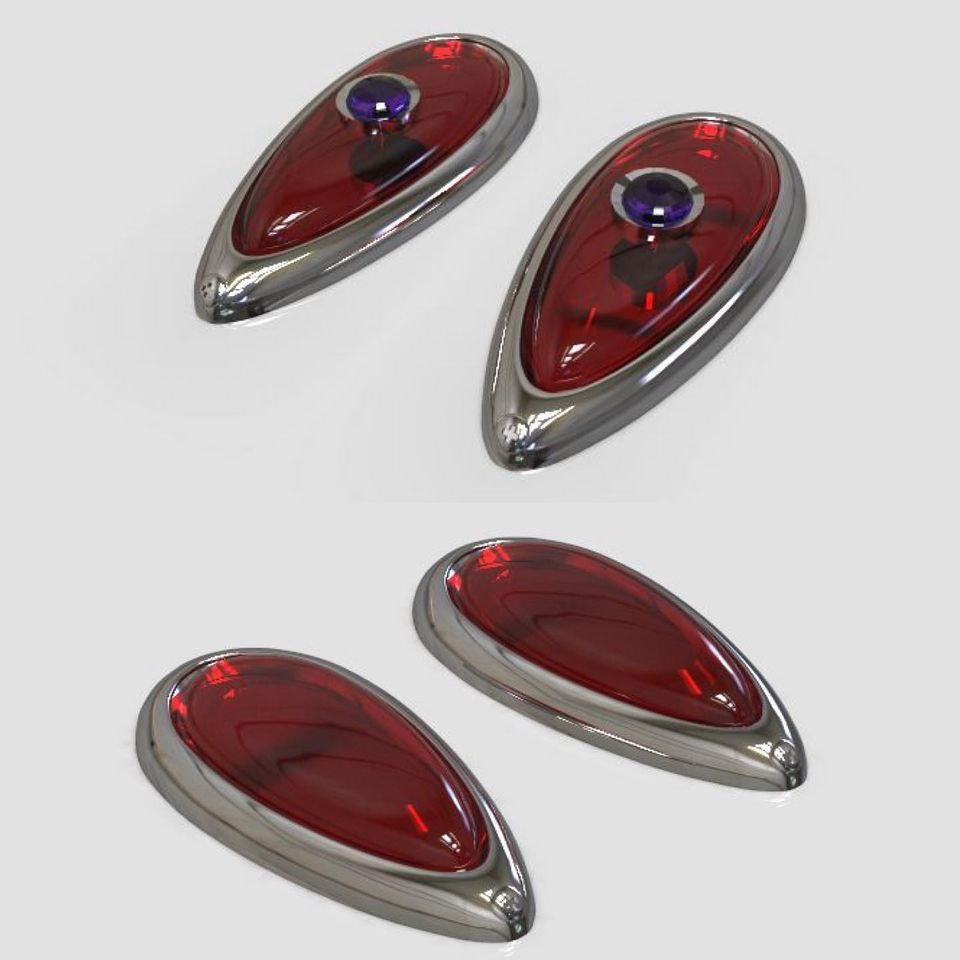 Thumbnail: 1:8 38-39 Ford taillights 