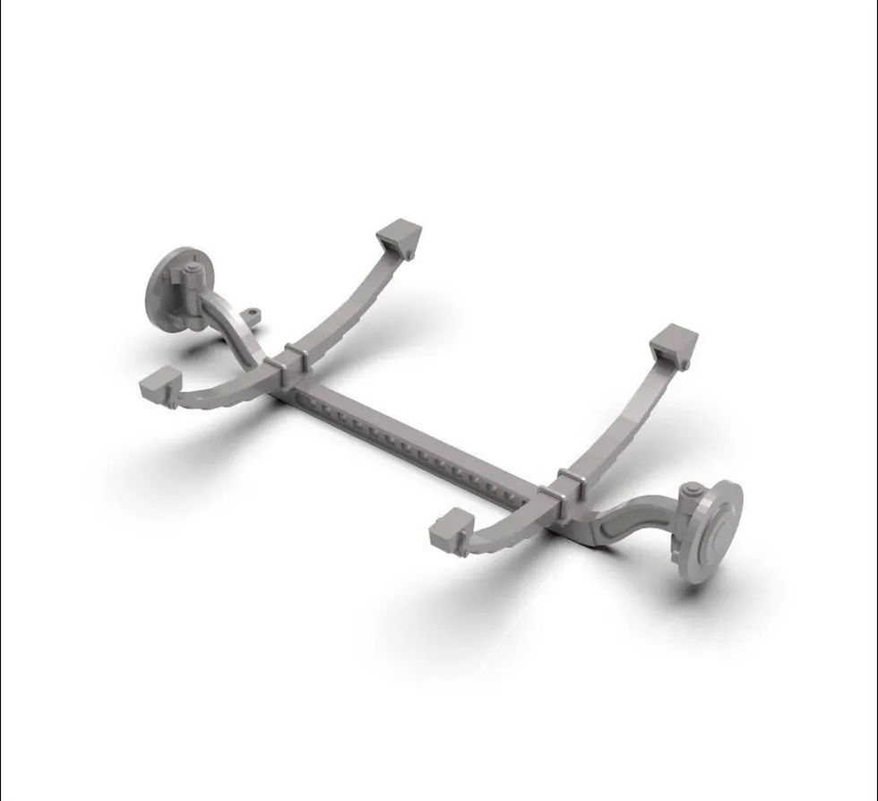 Thumbnail: 1:18 3d Printed Gasser I-beam Kit with Leaf Springs 