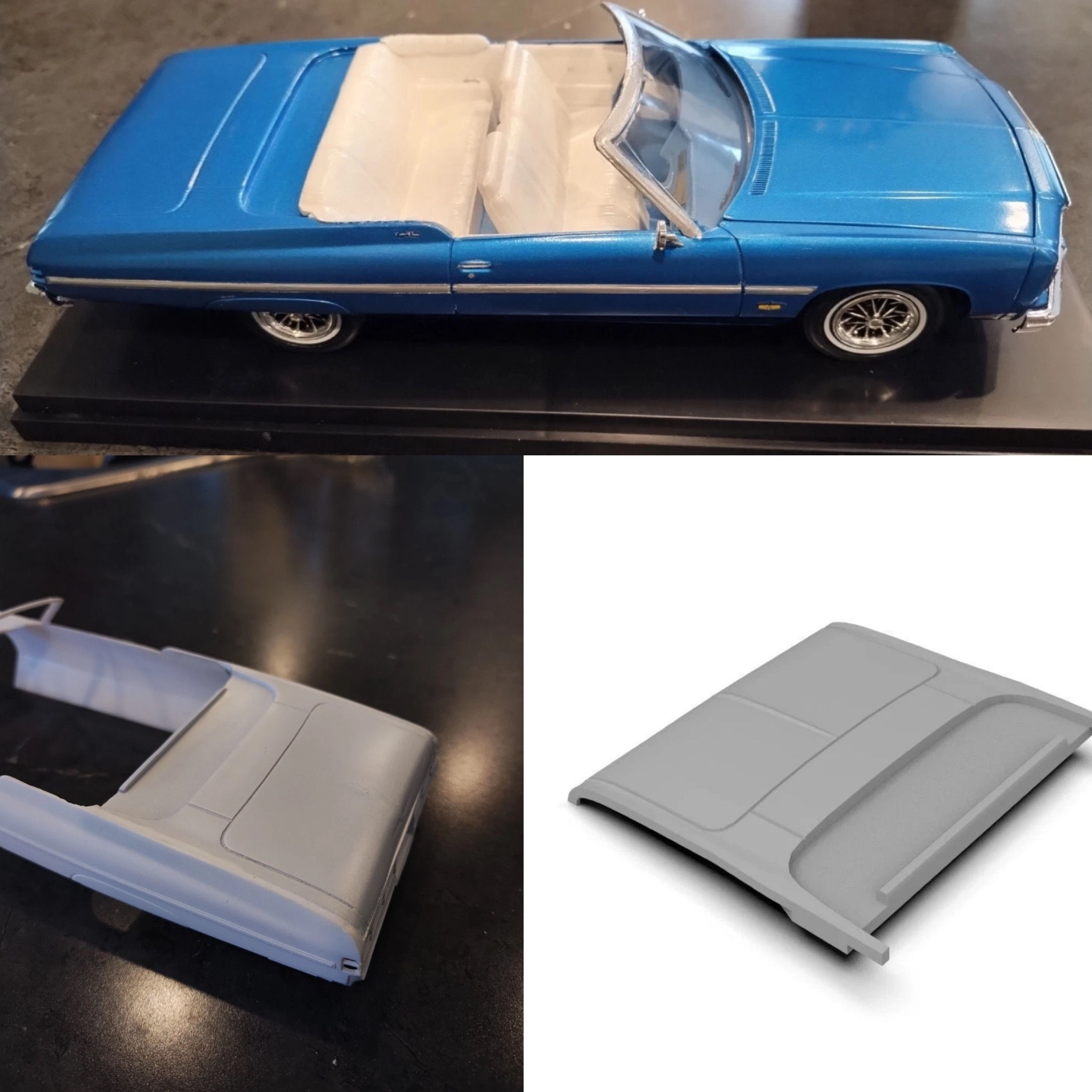 1:25 73-76 Caprice Rear Trunk Replacement