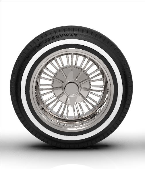 Thumbnail: 1:16 13” 33 Spoke deep dish wires on 520’s 