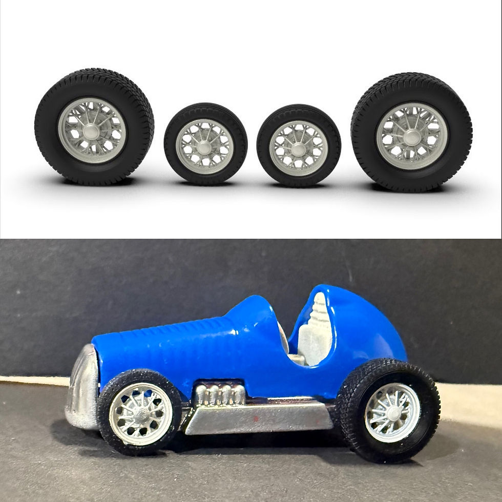 Thumbnail: 1:64 19/22” Wire Wheel set