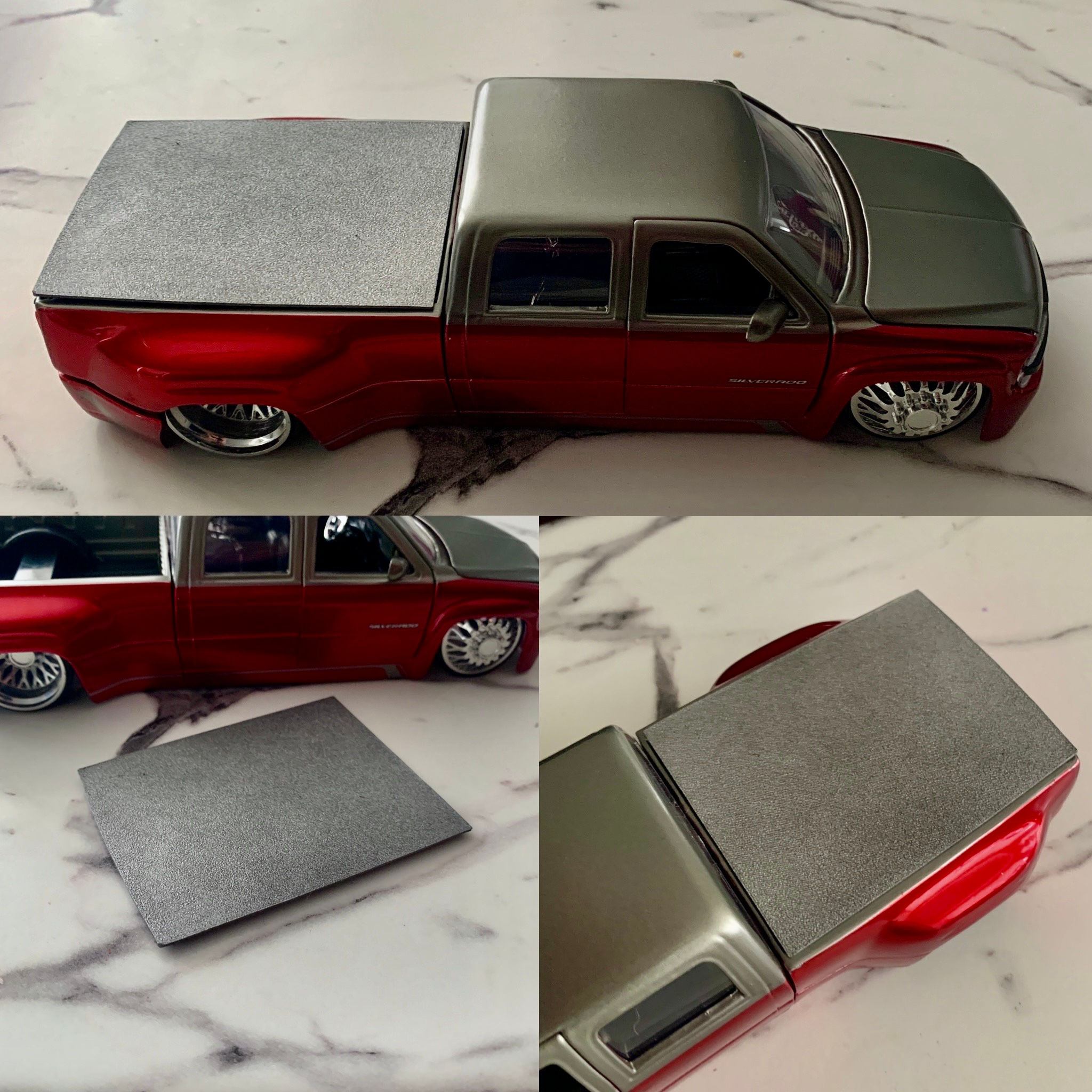 1:24 Bed cover for the Jada 99 Chevy