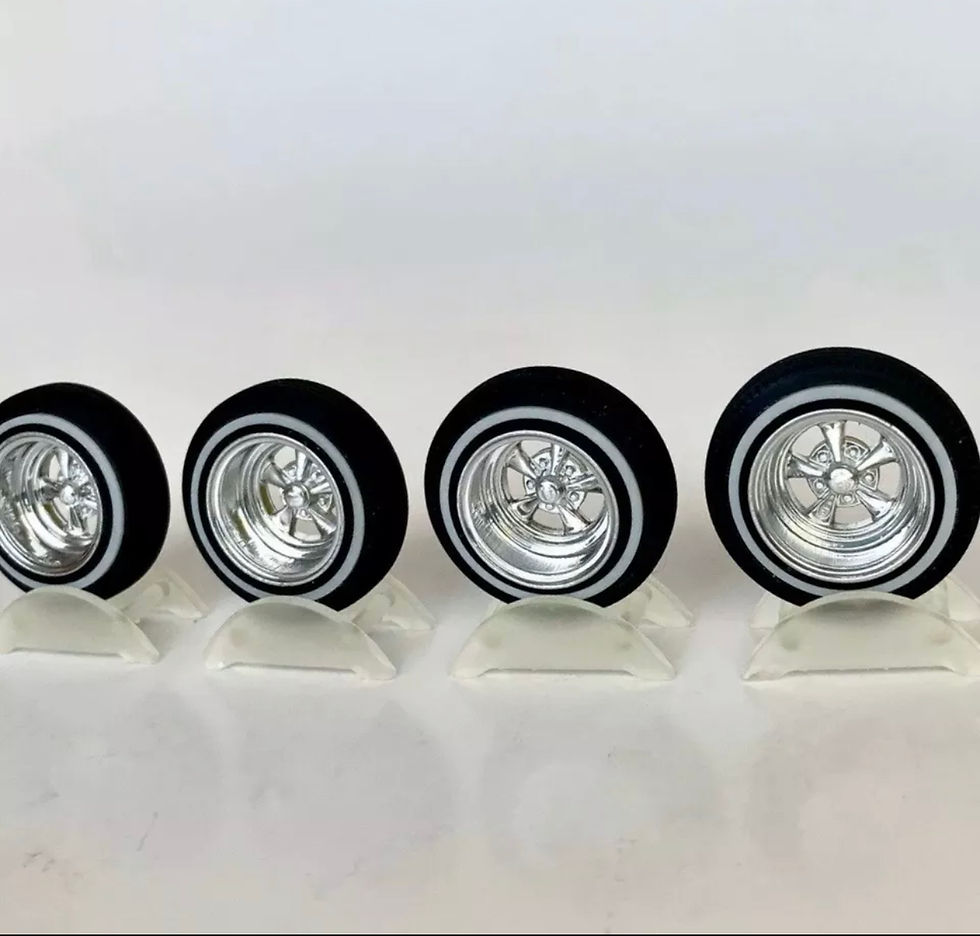Thumbnail: 1:43 Supremes 14” Wheels with White Wall Tires