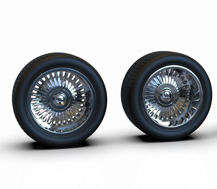 Thumbnail: 1:25 Regal Wheel Set 17 x 11