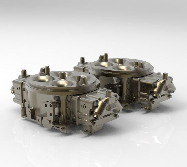 Thumbnail: 1:12 Four Barrel Carburetors (set of two) 