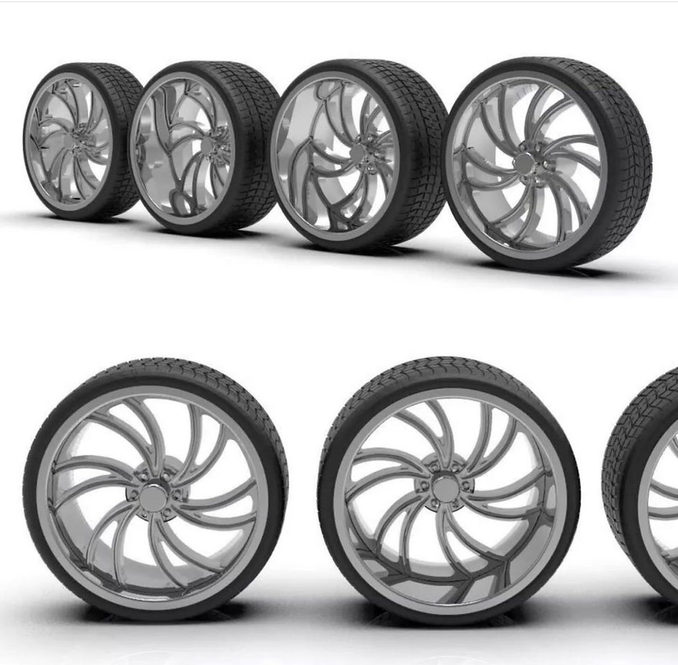 Thumbnail: 1:10 26” Lightning Six Wheels on Low Pros (12m hex)