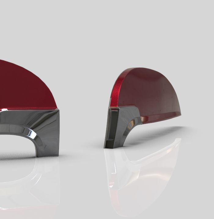Thumbnail: 1:25 Impala 63 and 64 rear skirt with scuff guard built in 