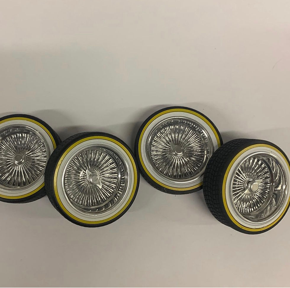 Thumbnail: 1:25 28” ”Deep Dish Wire Wheels on Low-Pro Vogues 