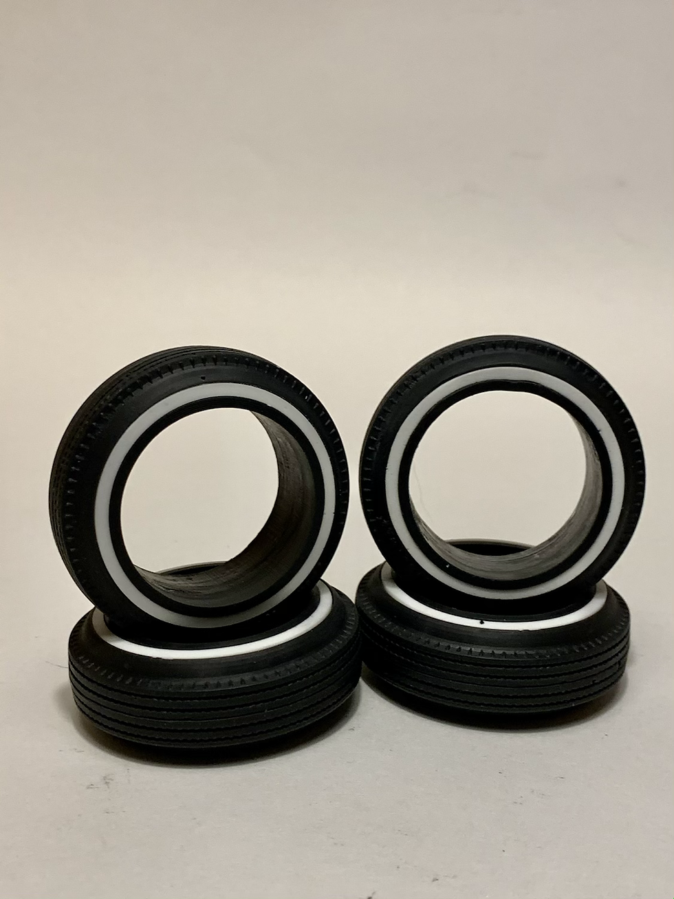Thumbnail: 1:10 Set of Four Rubber Tires 520’s to fit stock 64 Impala RC 