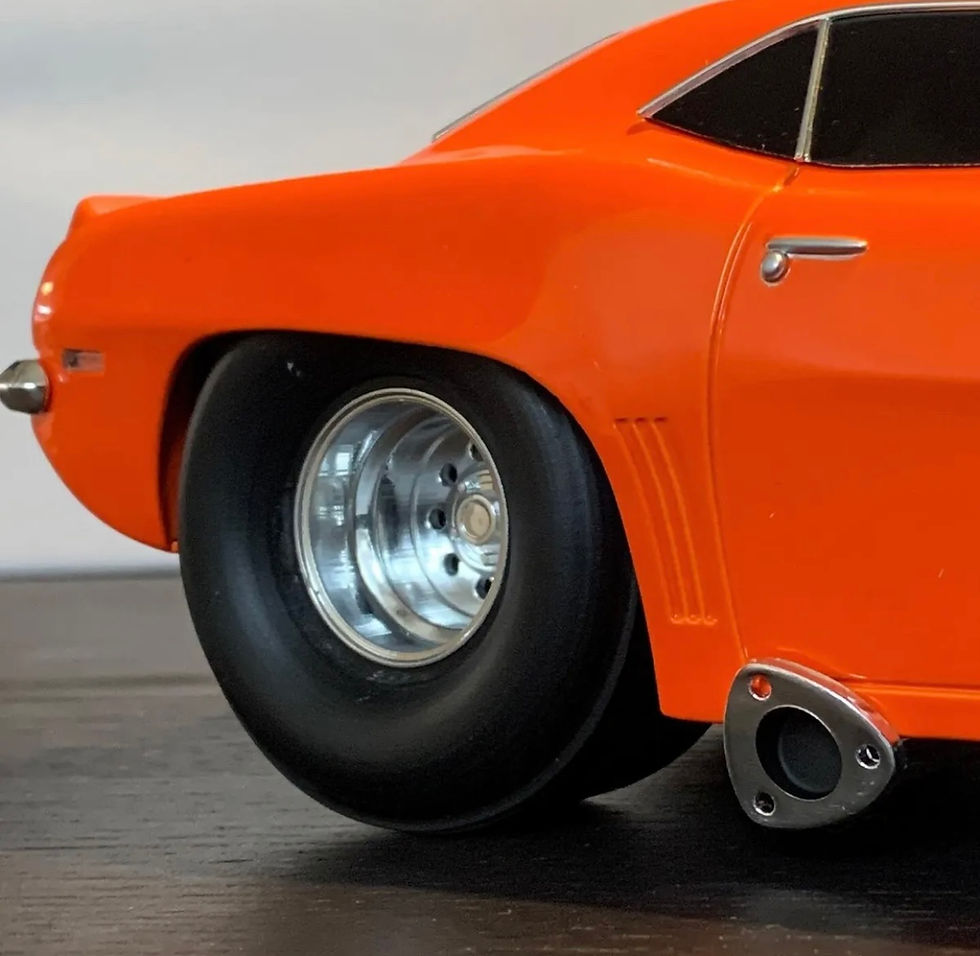 Thumbnail: 1:18 Muscle Machines Drag Lite Wheels And Tires (Car Not Included)