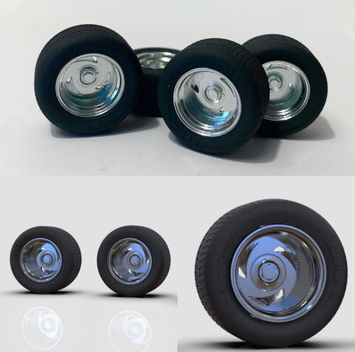 【洗練されたデザイン】Carre 90 Stately Wheels 1:64 Prime 90's era style wheels and tires | 3DScaleParts