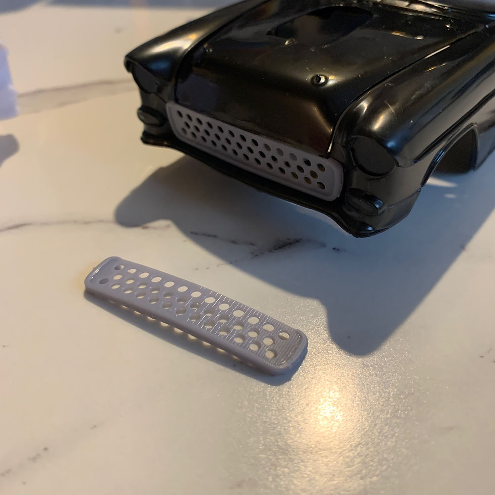 Thumbnail: 1:24 scale 55 Chevy old school grill inserts