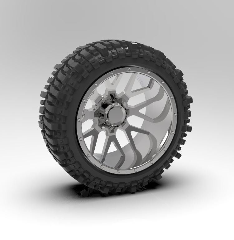 Thumbnail: 1:64 “Menace” Forge Wheels with Tires