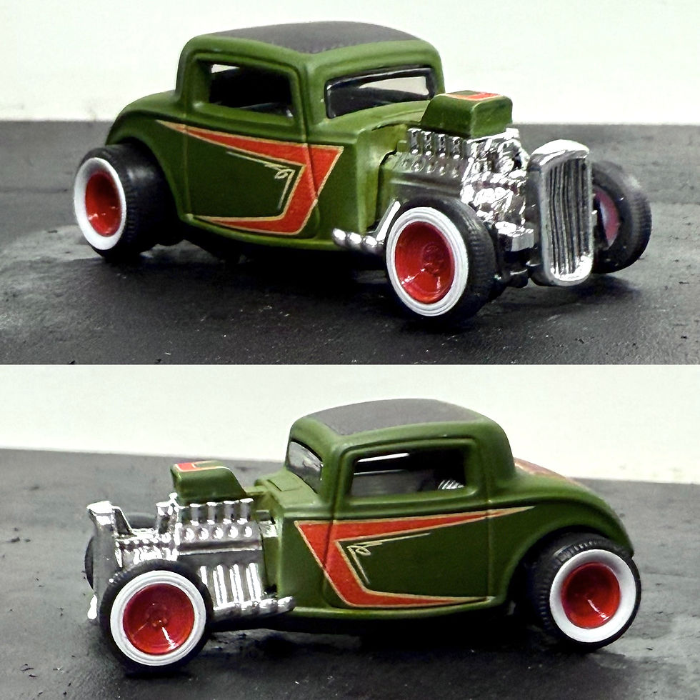Thumbnail: 1:64 17” Narrow and Deep Steel wheels on Piecrust tires