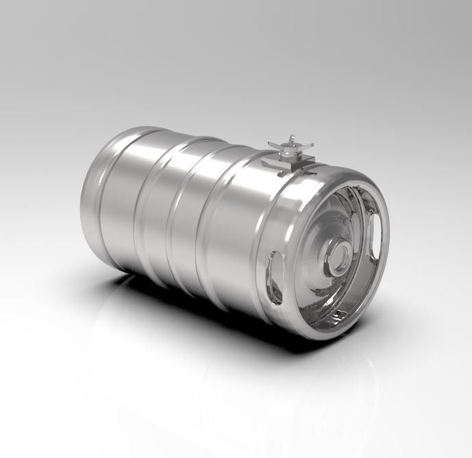 Thumbnail: 1:8 Beer Keg Gas Tank’s 