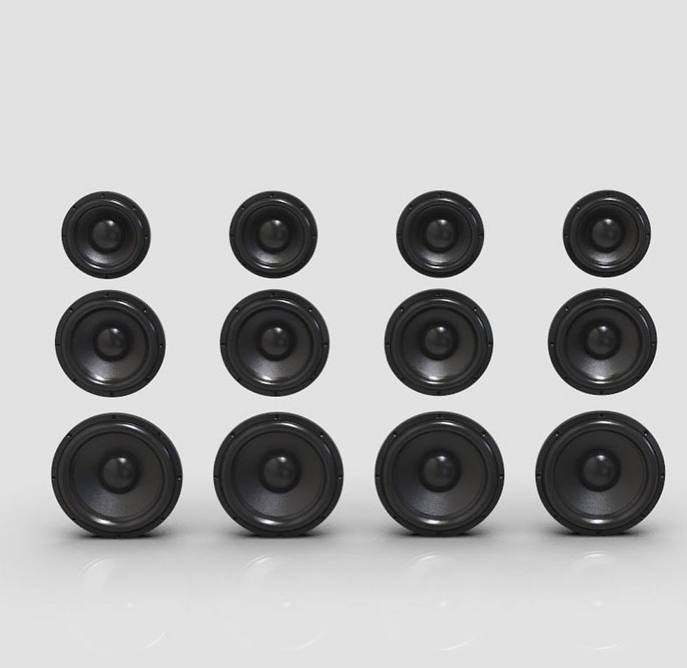 Thumbnail: 1:25 15” 12” 10” subwoofers set 