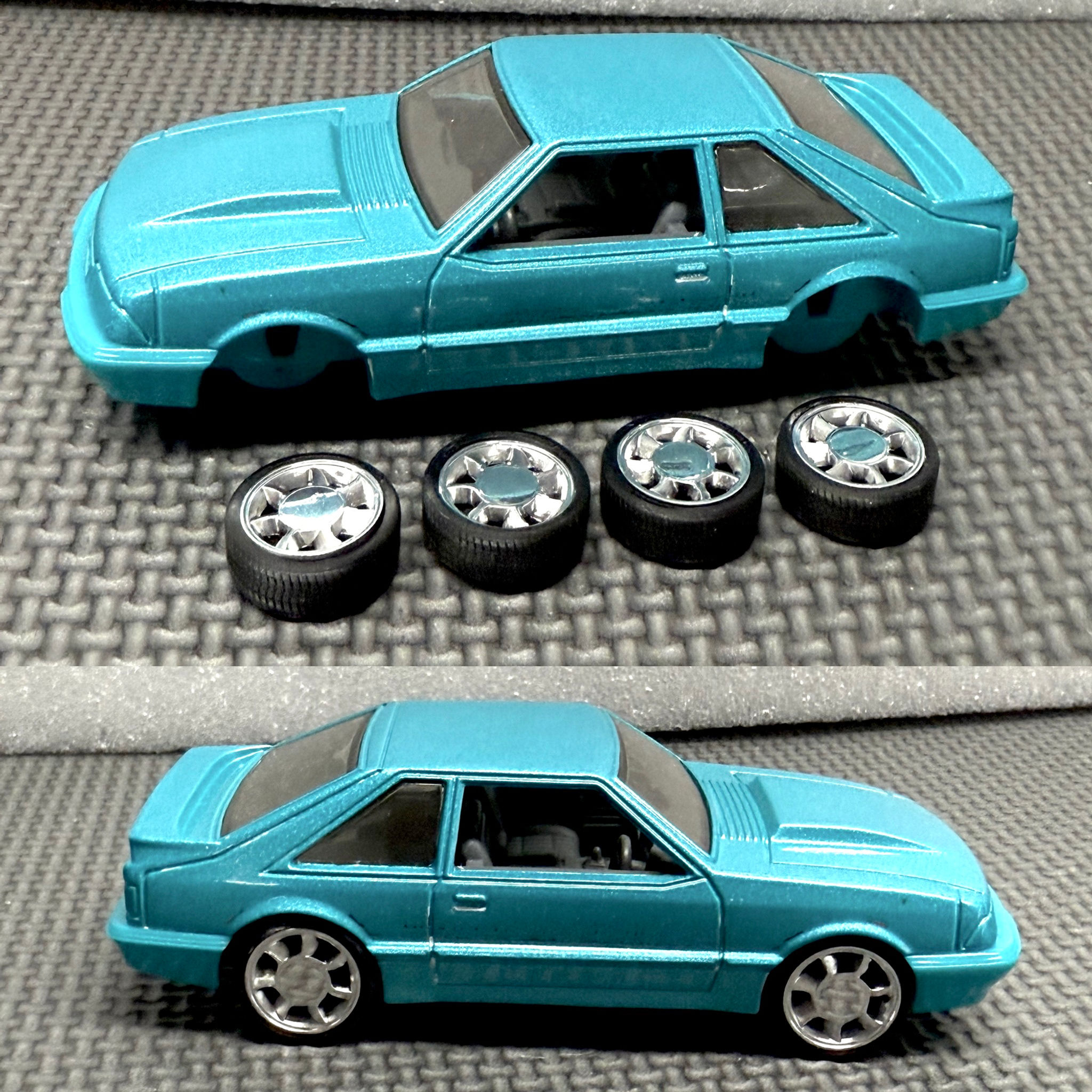 1:43 24” Cobra wheel/tires