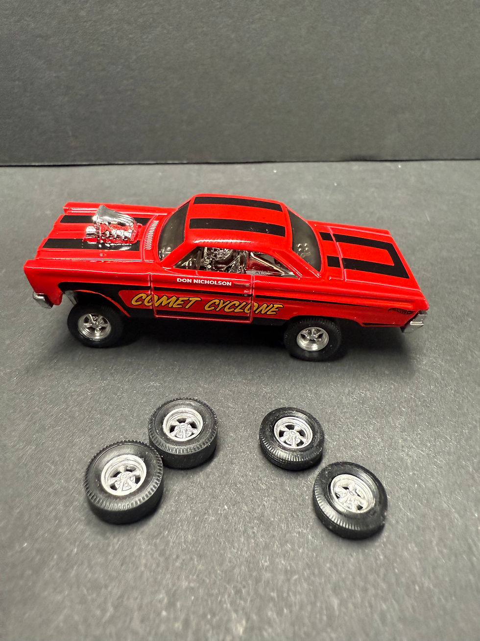 Thumbnail: 1:64 15” Cragars on Piecrust tires