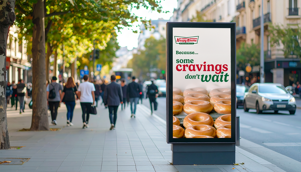 Krispy Kreme Brand Campaign Billboard