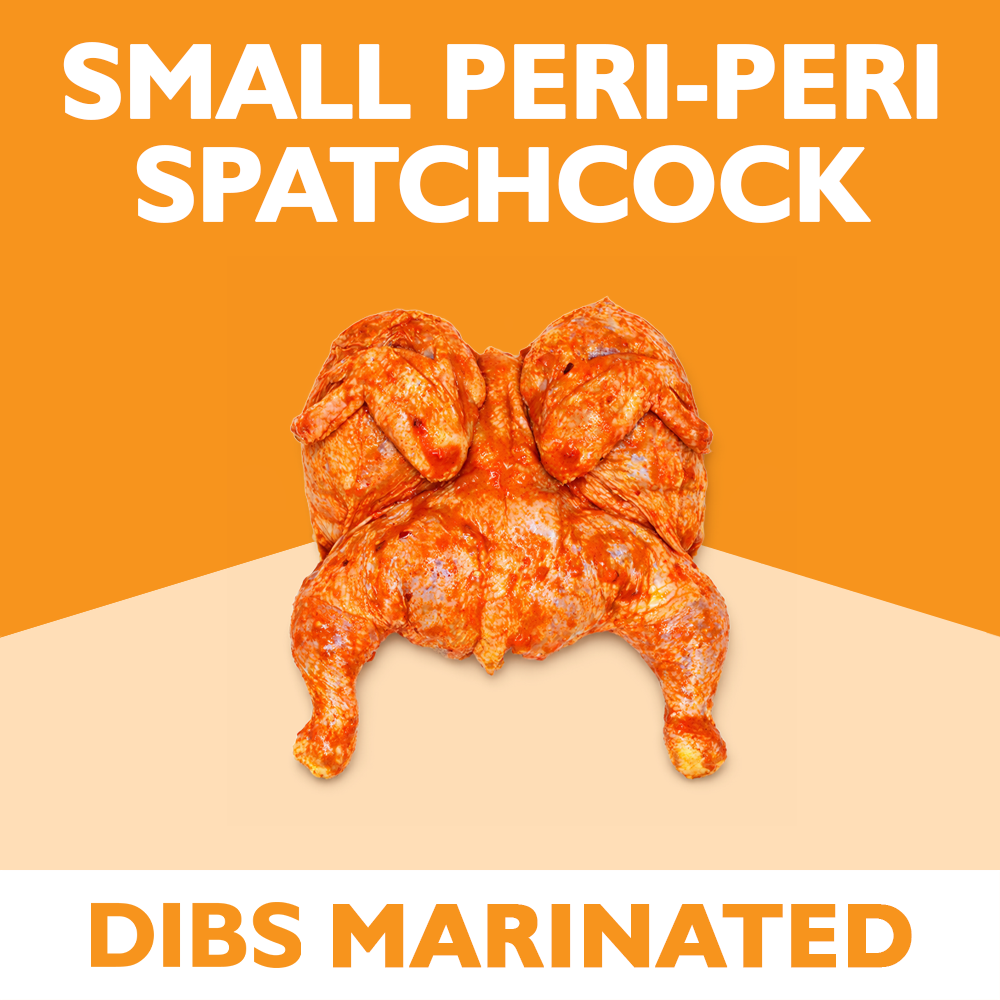 Fresh Halal Peri-Peri Spatchcock Small Chicken