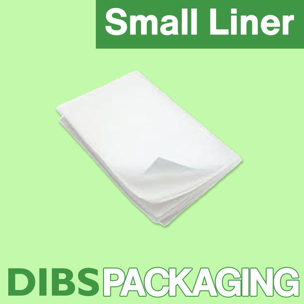 Small greaseproof lining paper 135 × 300cm for trays and baskets