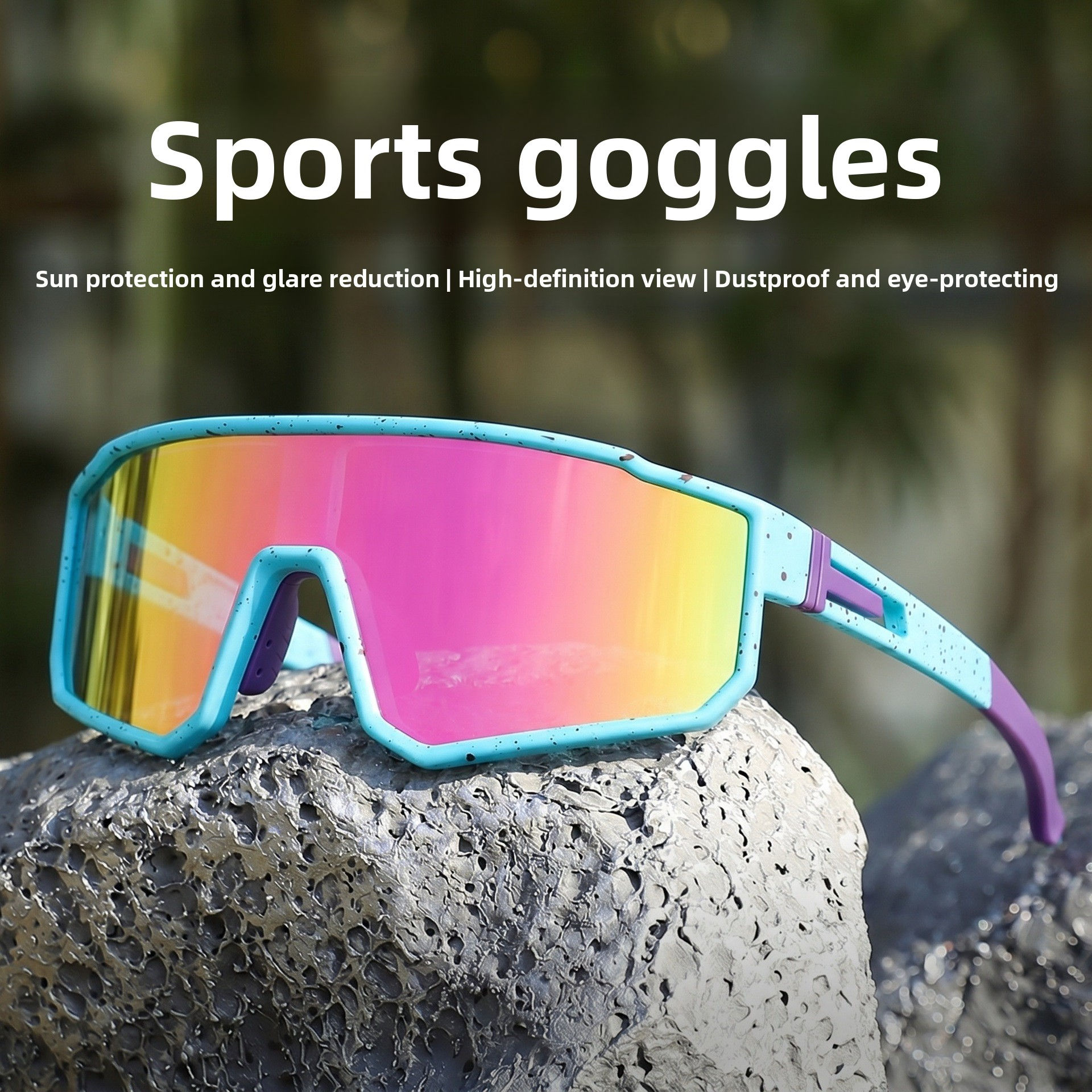 Polarized Sports Sunglasses with UV Protection