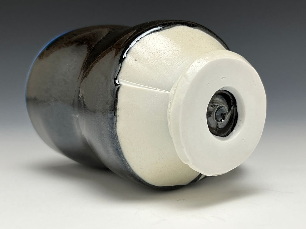 Thumbnail: Small Black Soda-Fired Mug2