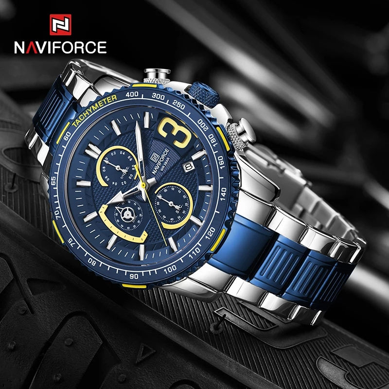Miniatura: Naviforce reloj de vestir Acero Inoxidable con Cronografo Analógico 
