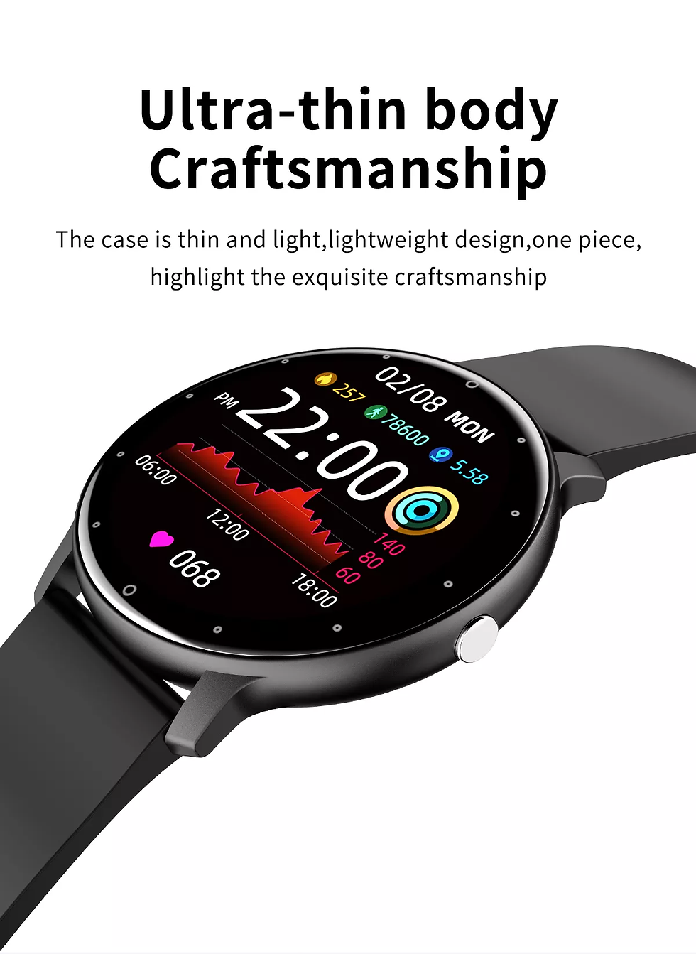 Miniatura: MEGIR Smartwatch Tactil Acuático Sumergible