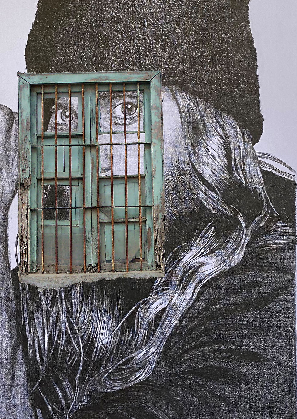A man behind the window