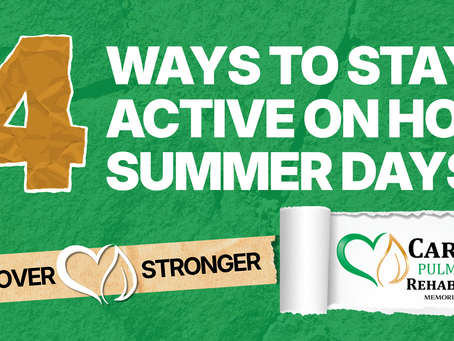 4 ways to stay active o hot summer days