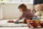 Child playing with toys.