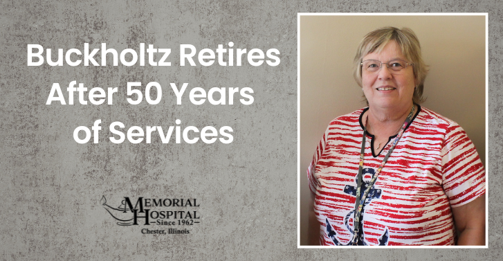 Buckholtz Retires After 50 Years of Service