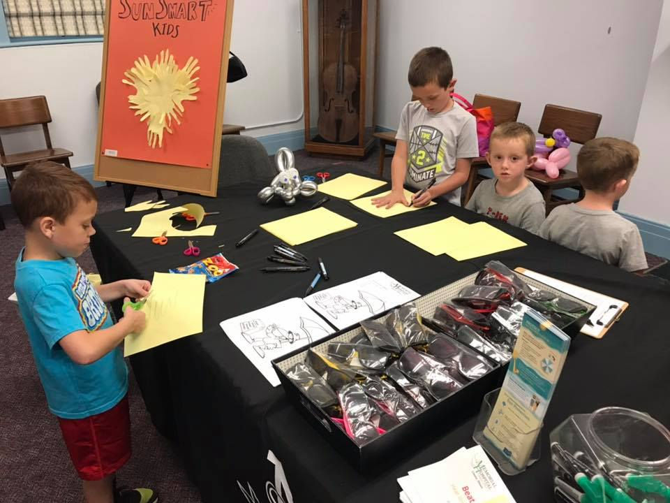 Sun Safe Kids at the Chester Public Library