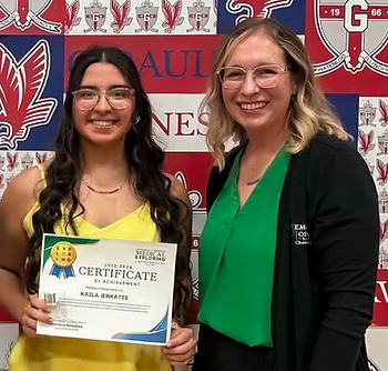 Kaila Jerkatis and Mariah Bargman, Medical Explorers Program Director