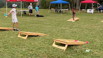 Games on the Great Lawn during Voices in the Valley 2025