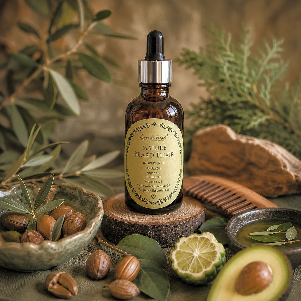Mature Beard Elixir | Natural Beard Oil for Men 40+ | Gypsy@Heart