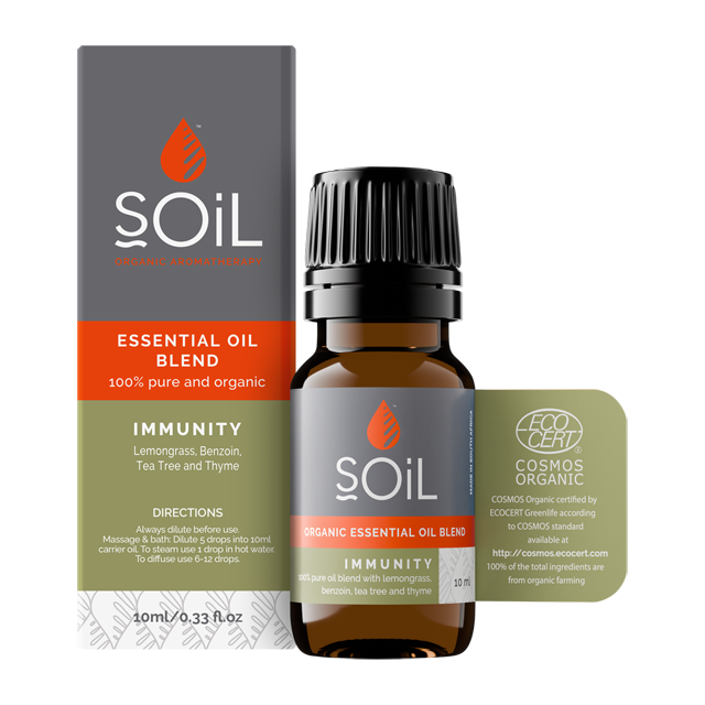 A blend of Lemongrass, Benzoin, Tea Tree and Thyme oil to guard against illness.